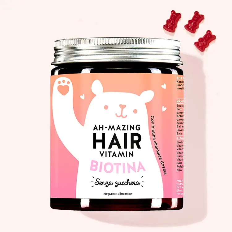Vitamine per capelli ah-mazing con biotina