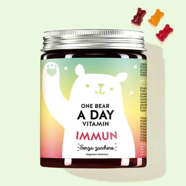 One Bear a Day Vitamin Immune Boost con vitamina C e D