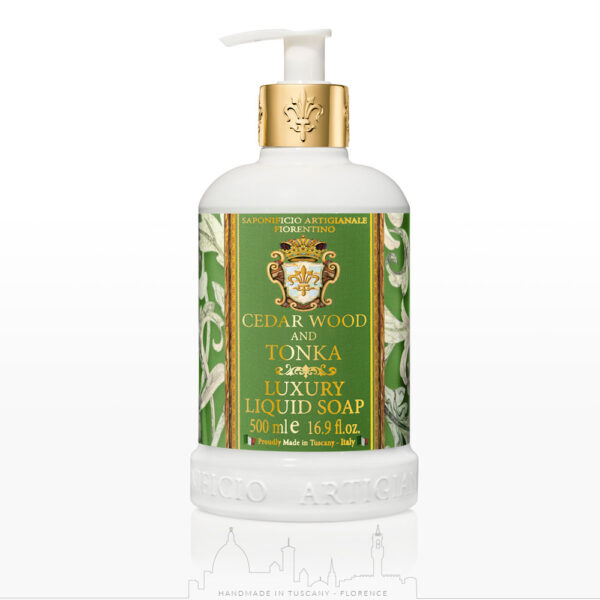Sapone Liquido al Legno di Cedro e Tonka 100% vegetale